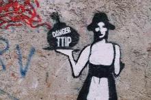 Freihandelsabkommen: Graffiti zur TTIP