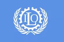 Flagge der ILO, International Labour Organization