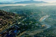 Kabul city in the sunrise