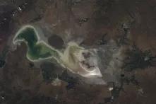 Satelittenaufnahe des Urmia Sees