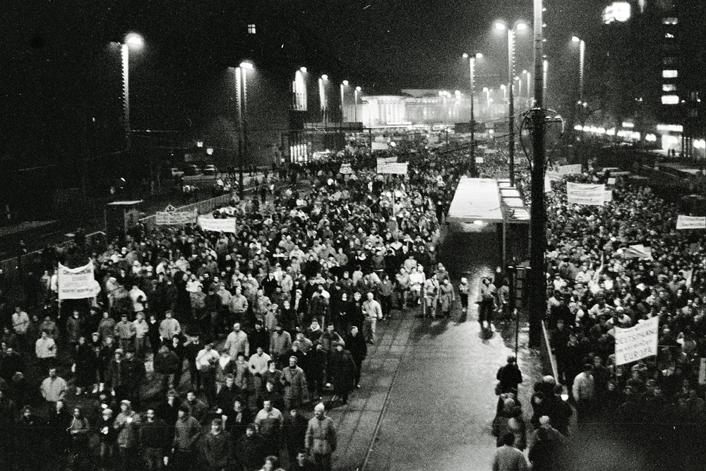 Montagsdemo Leipzig 8. Januar 1990 Montagsdemo Leipzig 8. Januar 1990