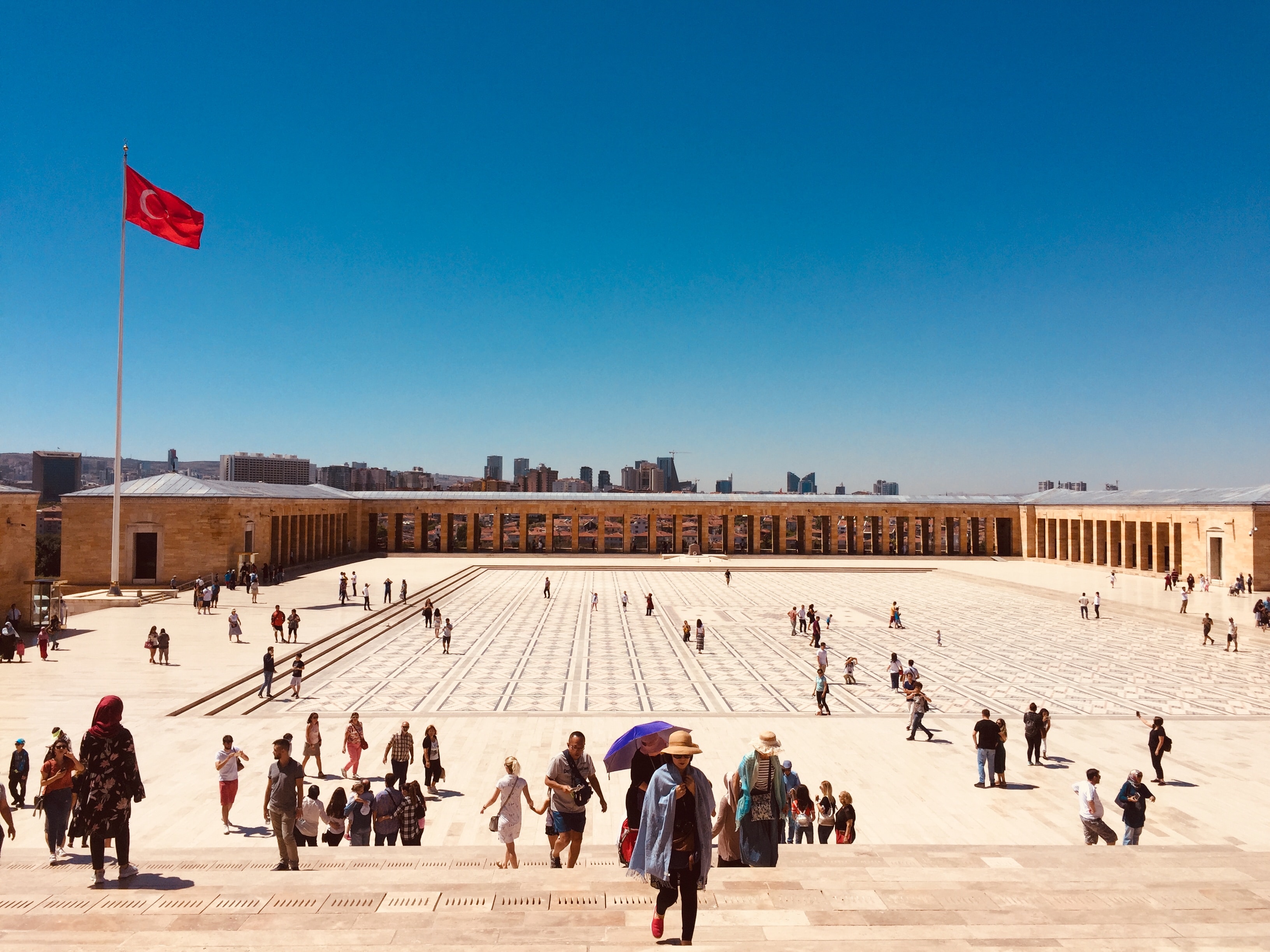 Menschen in Ankara