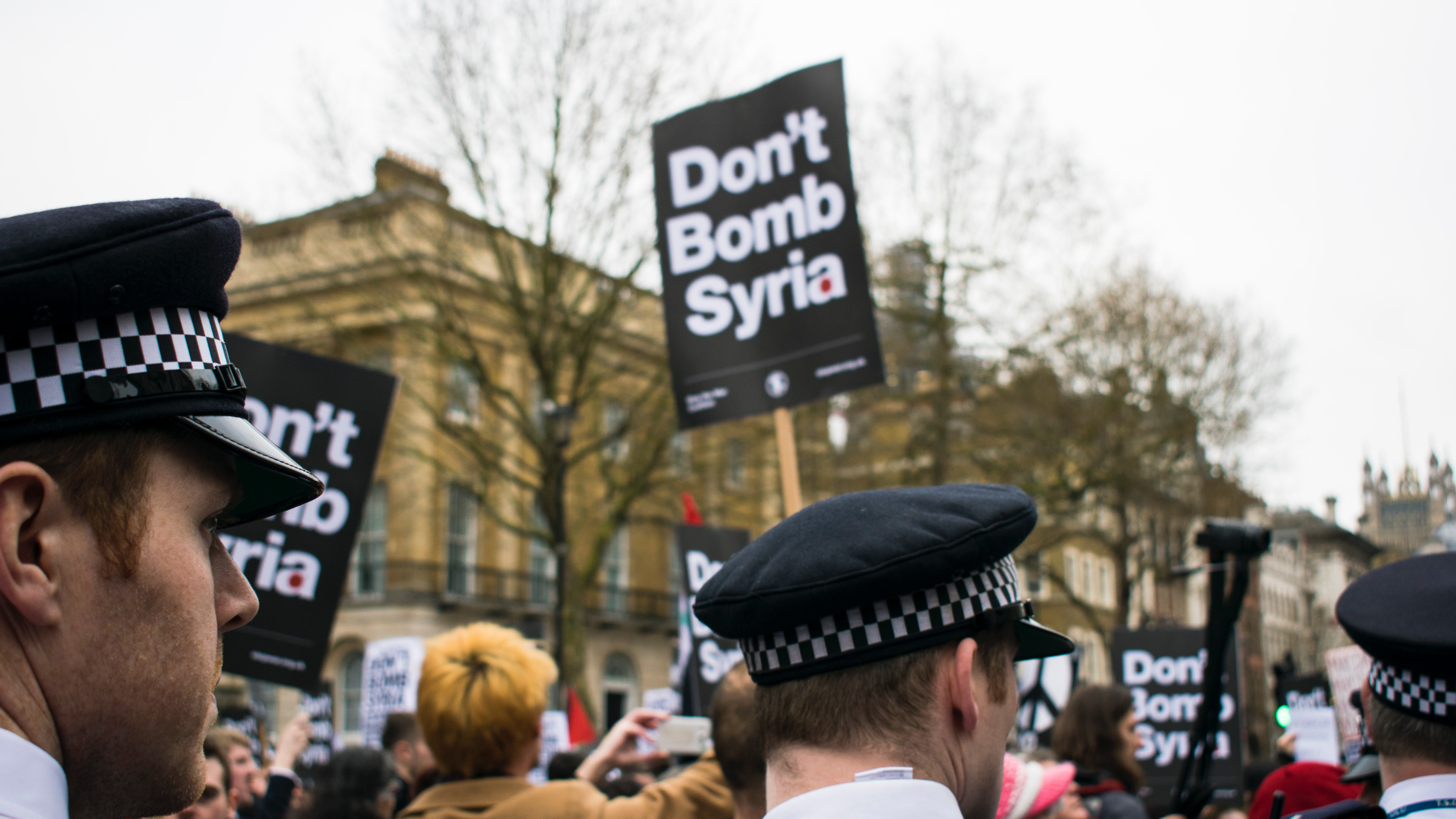 Nordsyrien Konflikt Kurden/ Bild: Demonstration gegen den Krieg in Syrien