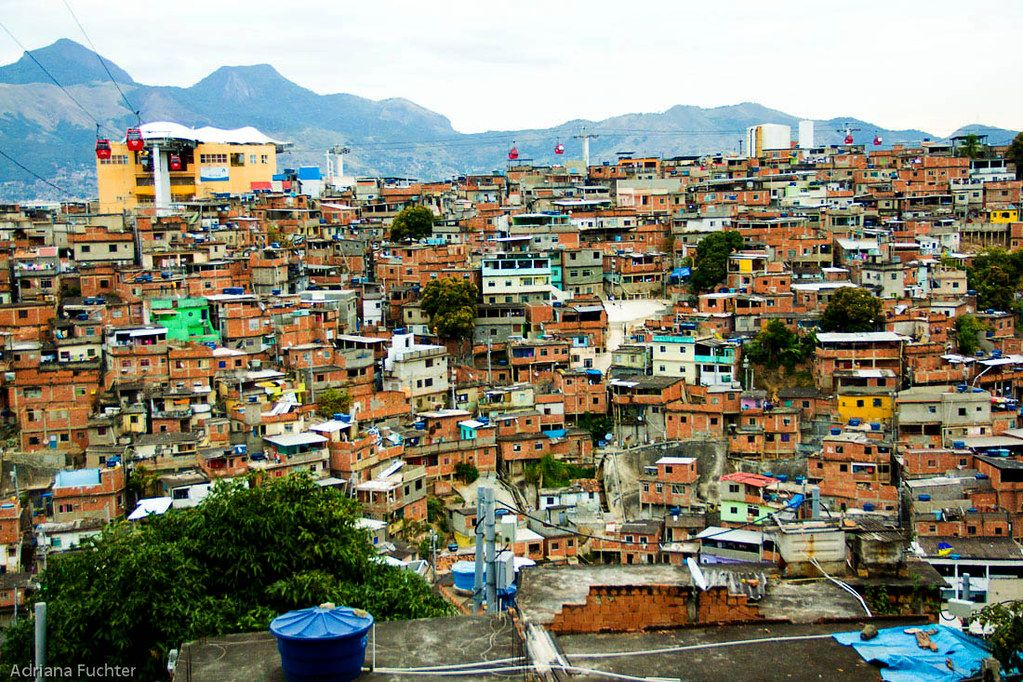 Favela Blick auf Favela