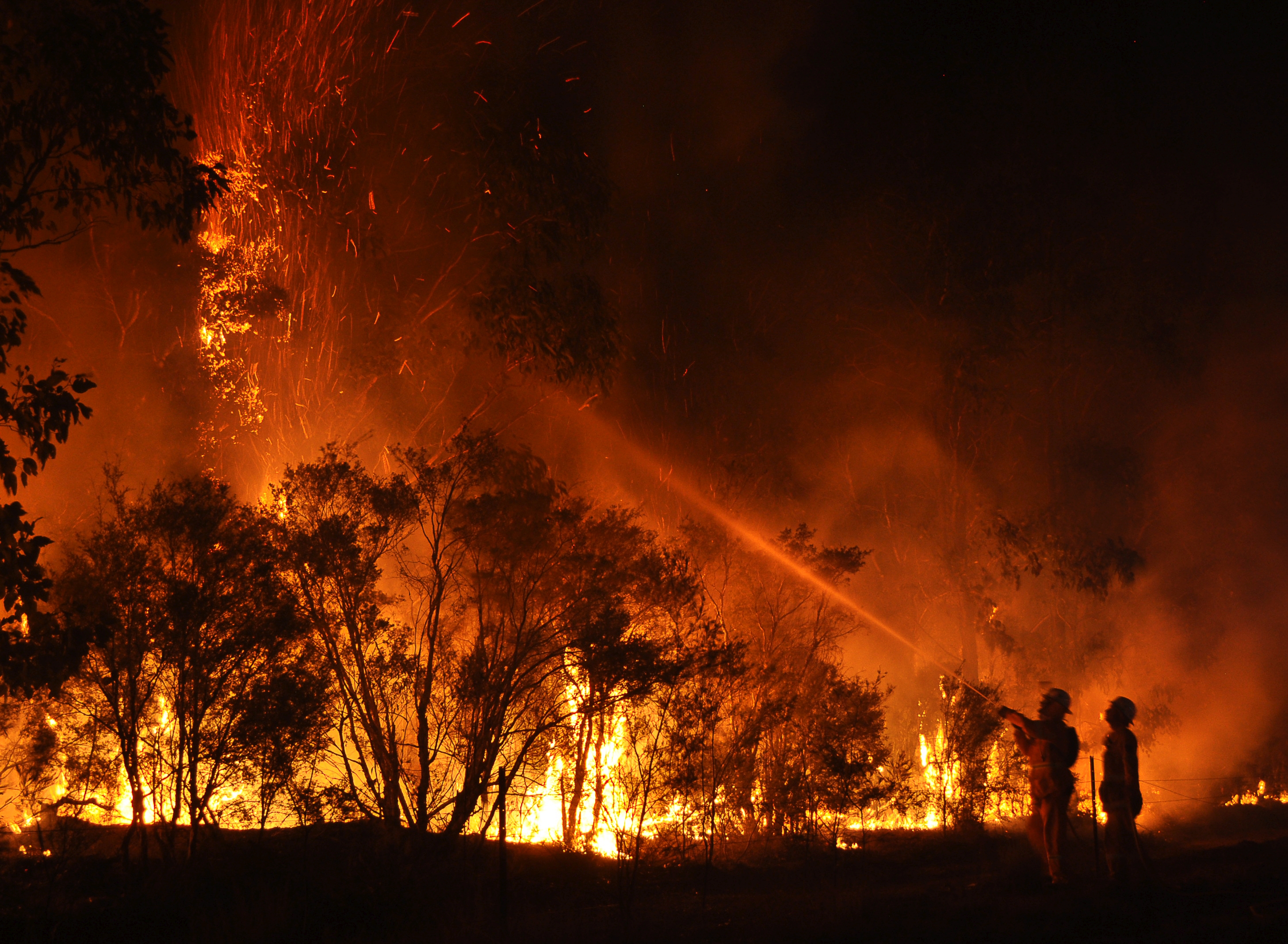 Cessnock-Buschfeuer am 18.01.2013 Das Weniger muss mehr werden Buschfeuer in Cessnock