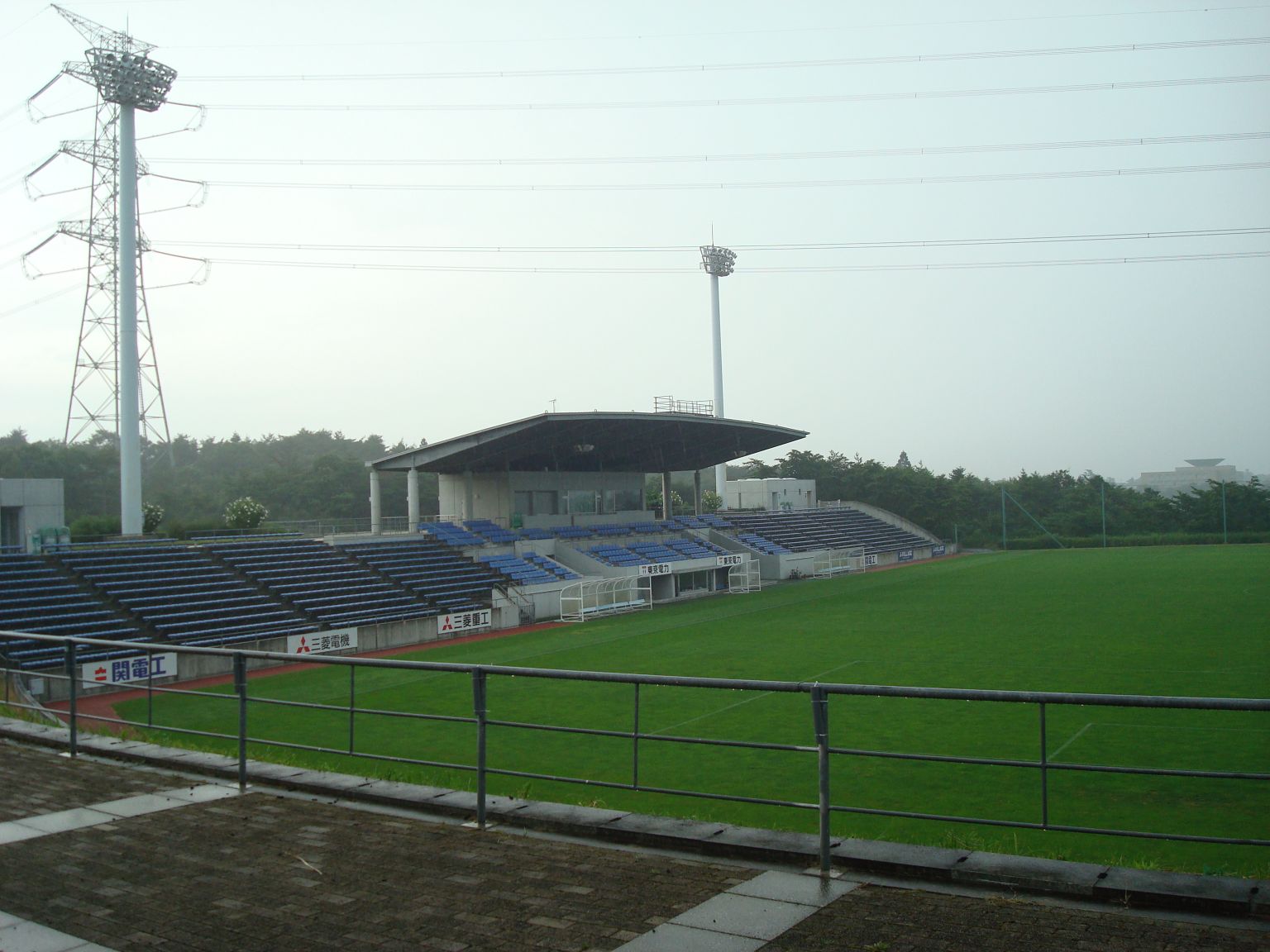 J-Village-Stadion in Hirono, Fukushima, Japan. J-Village-Stadion in Hirono, Fukushima, Japan.