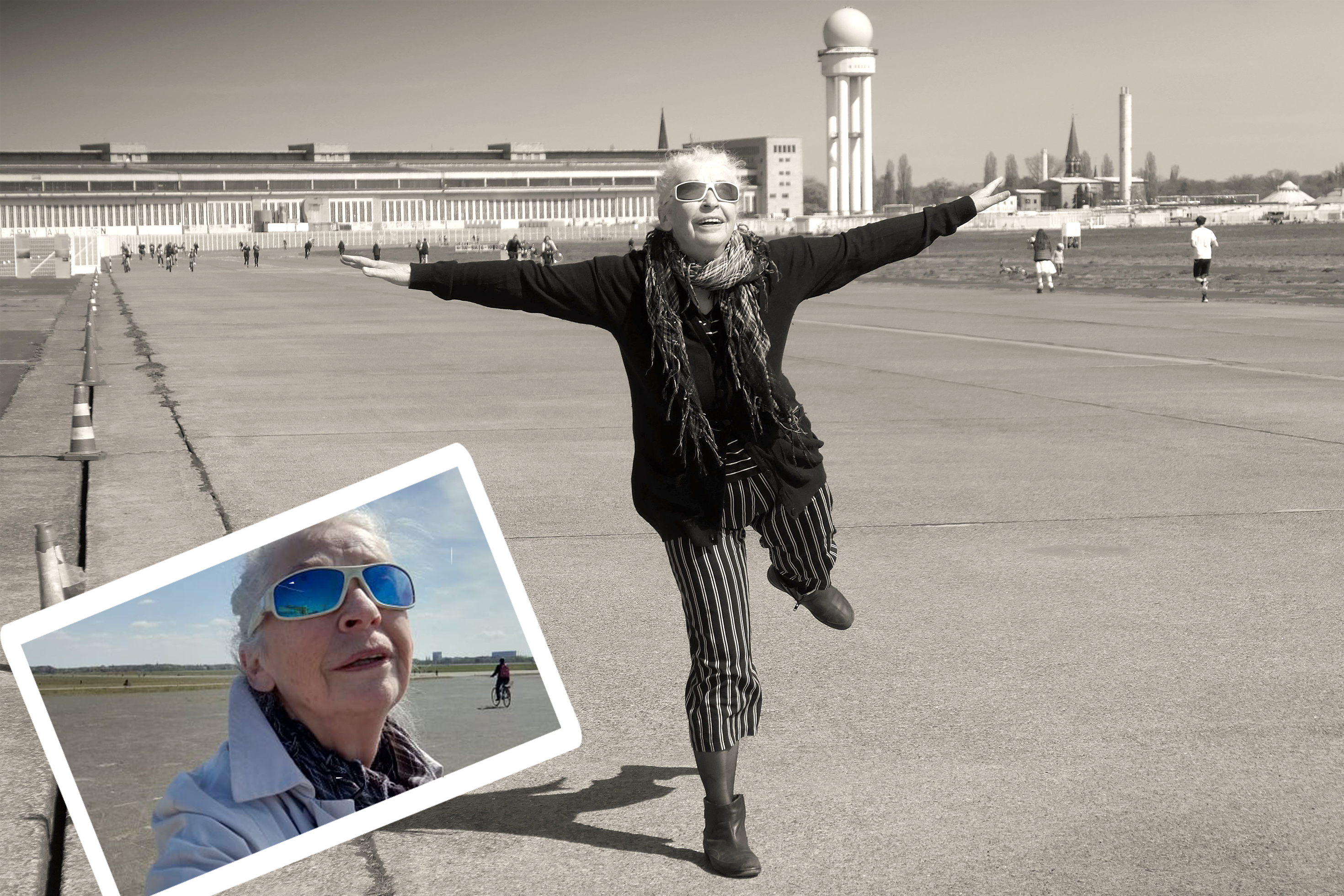 Ewa Slaska auf dem Tempelhofer Feld Ewa Slaska - Planet Berlin