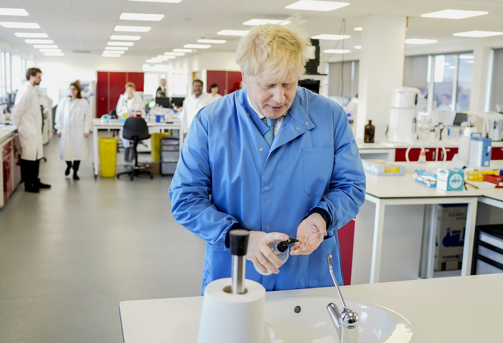 Boris Johnson visits Mologic Laboratory Boris Johnson