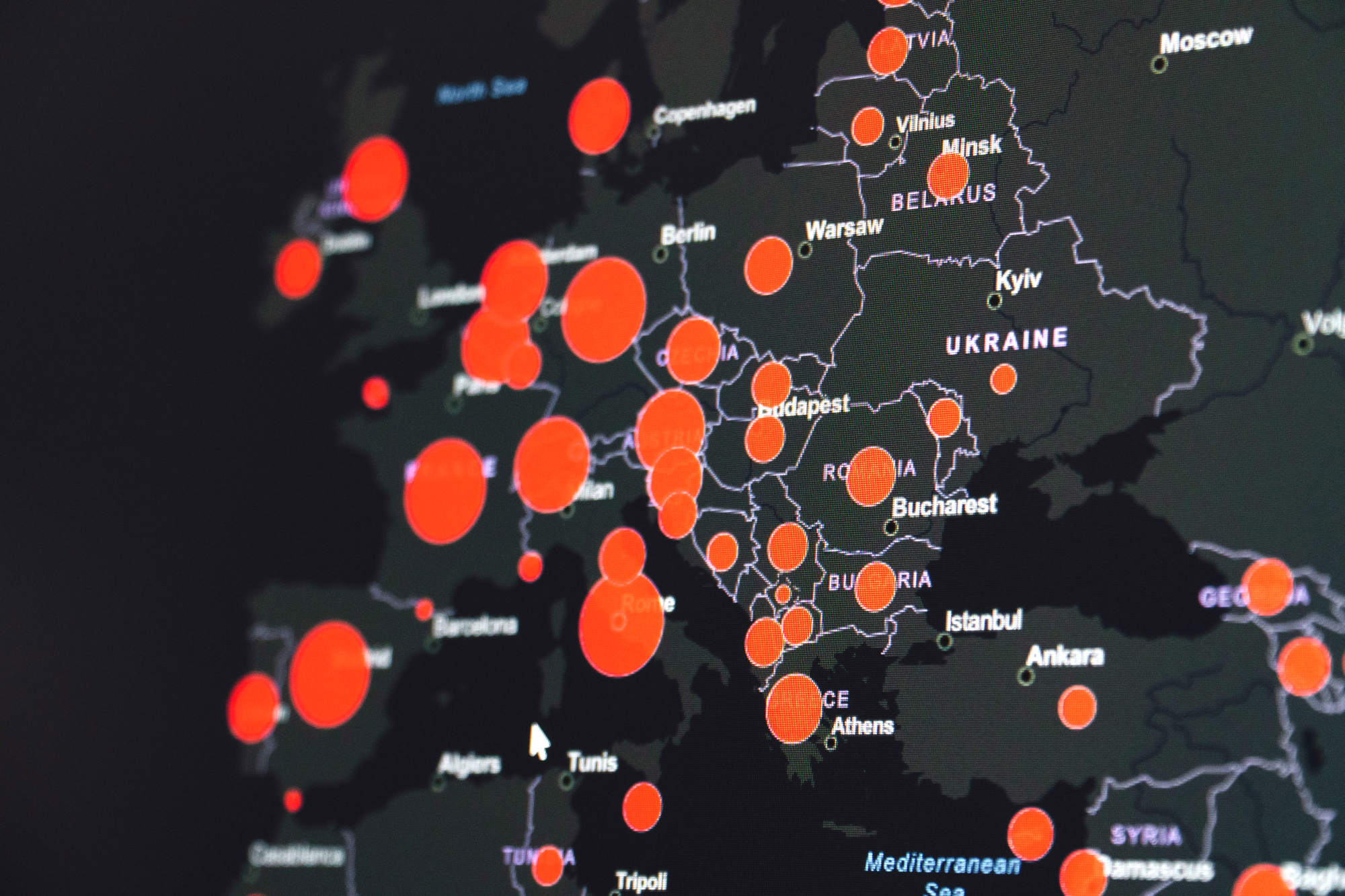 Verbreitung des Coronavirus Karte Europa Coronavirus