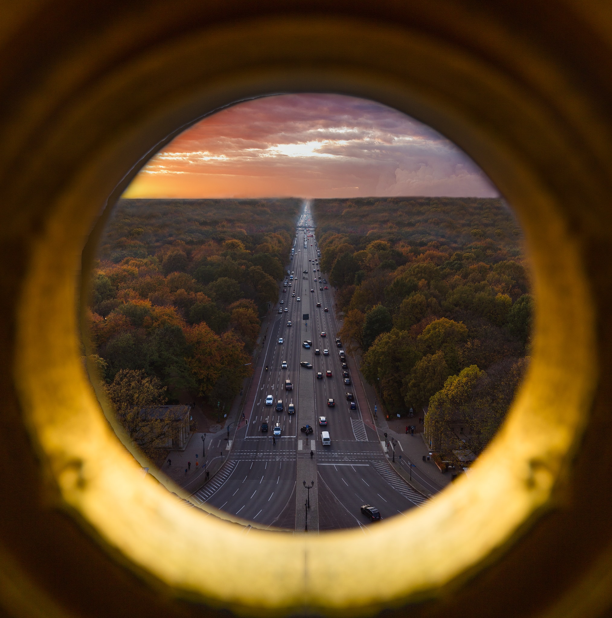 Blick von der Berliner Siegessäule Blick von der Berliner Siegessäule