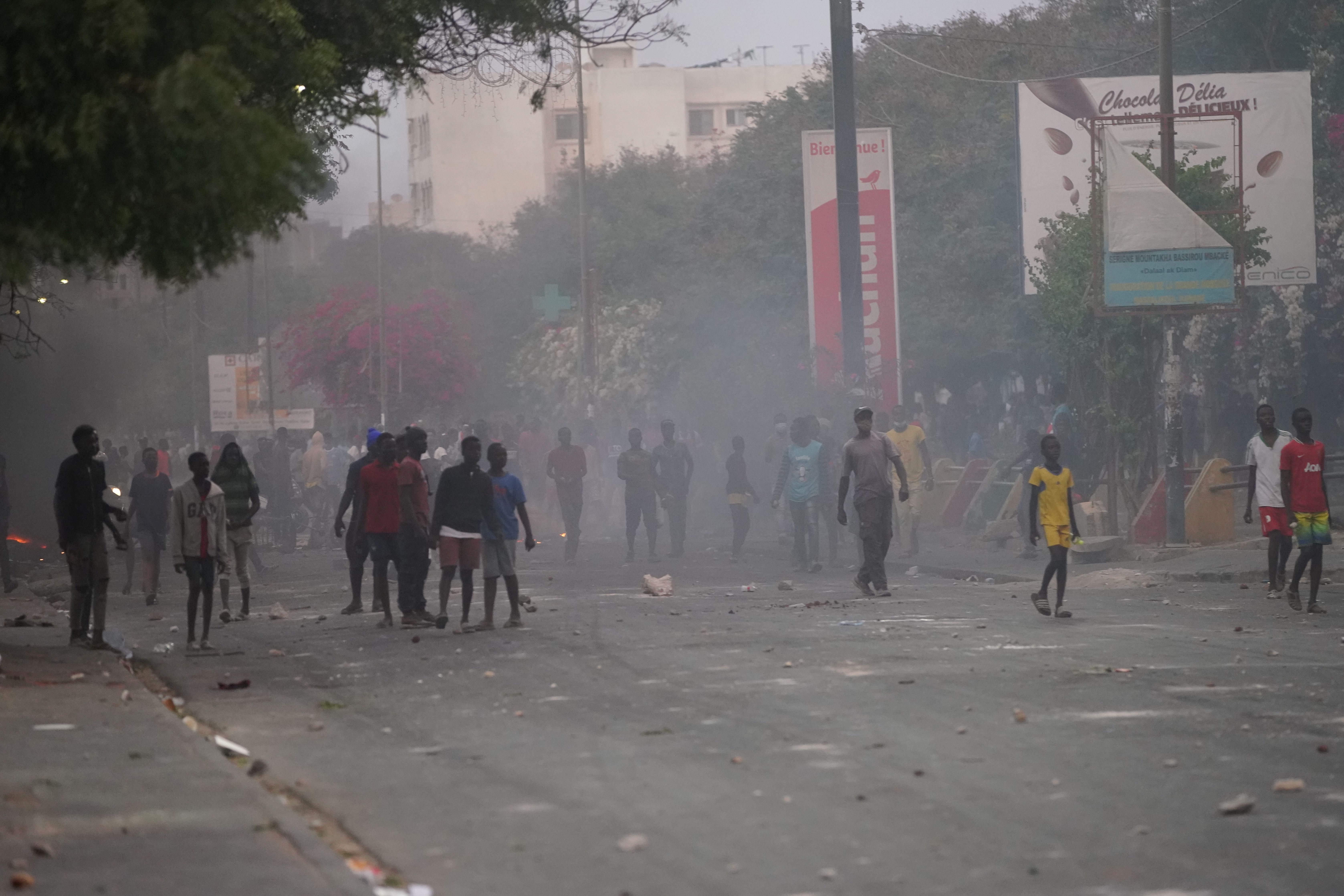Jugend protestiert in Senegal auf den Straßen