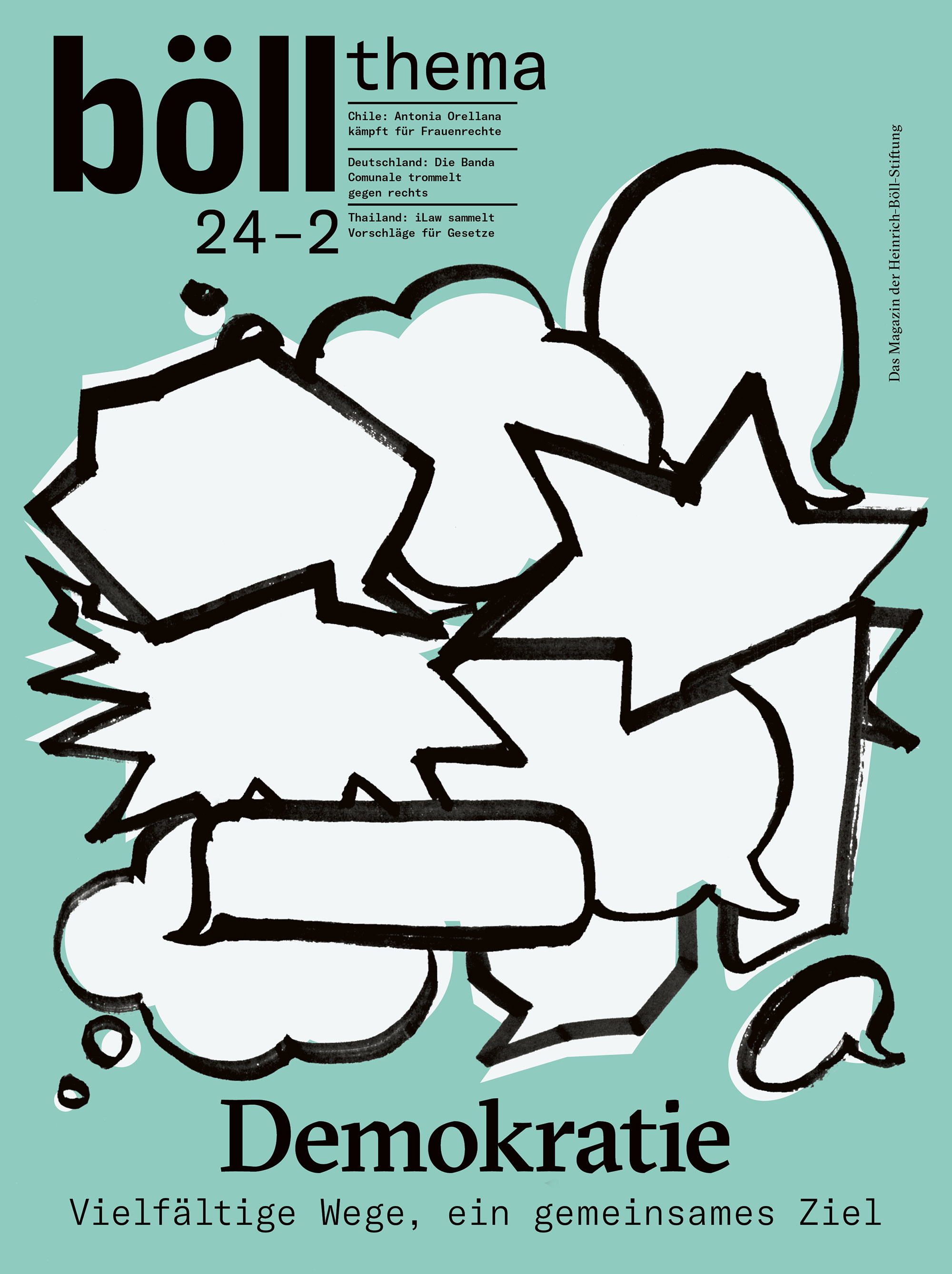 Cover: Böll.Thema 2/2024: Demokratie