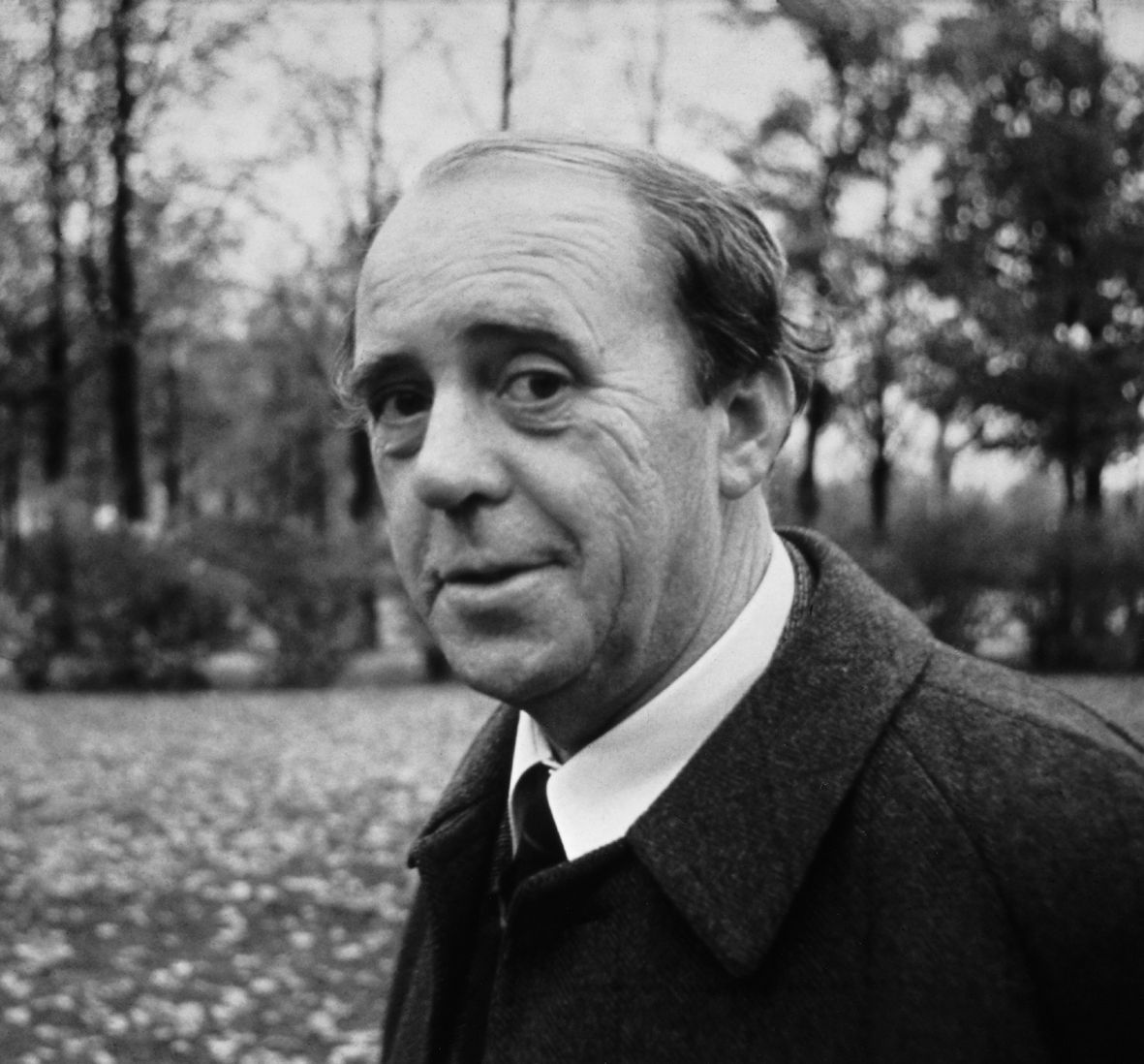 Heinrich Böll, schwarz-weiß-Foto