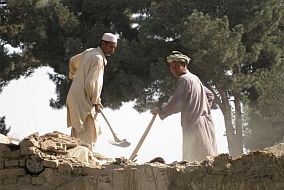 Aufbauhelfer in Afghanistan (Foto: Gregor Enste)