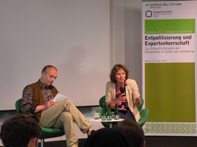 Foto: v.l.n.r Prof. Ingolfur Blühdorn, Dr. Anne Ulrich