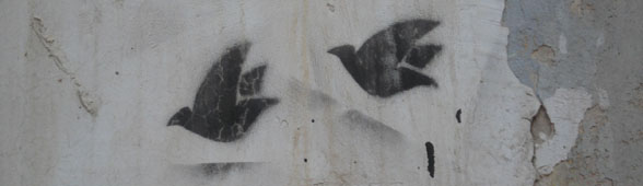 Graffiti an einer Wand in Tel Aviv, © Foto: Maud Meinel