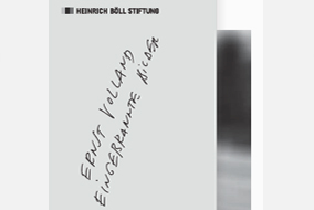 Cover des Kataloges zur Ausstellung von Ernst Volland