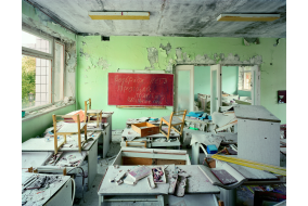 verfallenes Klassenzimmer