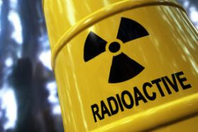 barrel with radioactive waste
