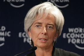 Die ehemalige Wirtschafts- und Finanzministerin Frankreichs, Christine Lagarde, ist seit dem 5. Juli 2011 neue Vorsitzende des IWF. (Hier auf dem Weltwirtschaftsforum in Davos im Jahr 2007).