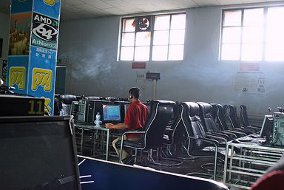 Inernetcafé in Turpan, China