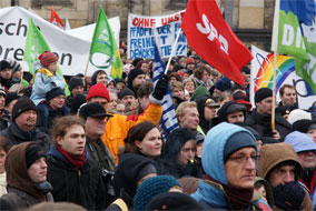 Zivilgesellschaftlicher Protest in Dresden