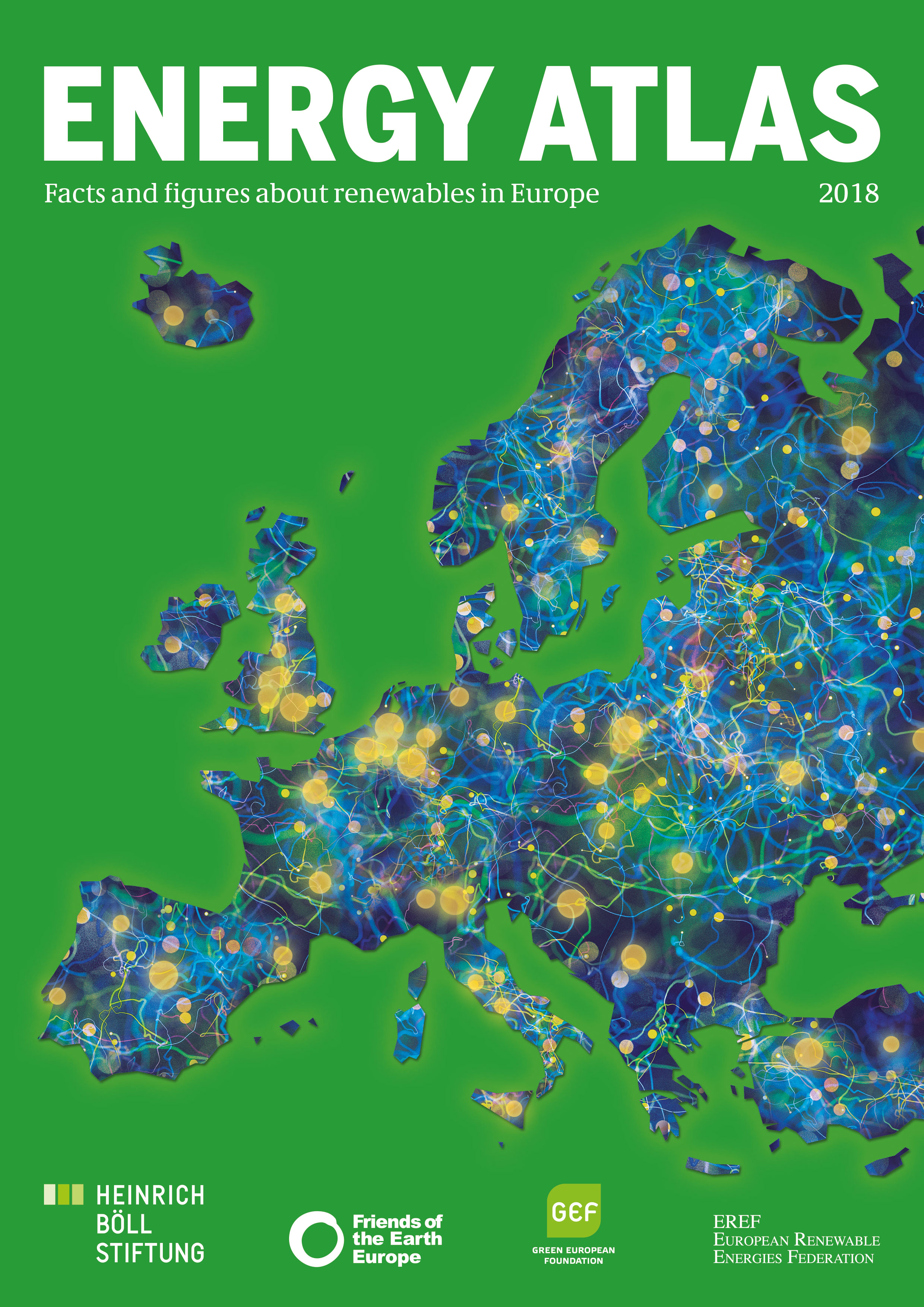 Cover Energy Atlas 2018: Figures and Facts about Renewables in Europe