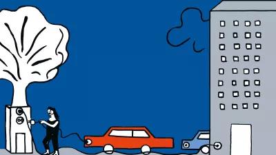 Illustration: Elektroauto