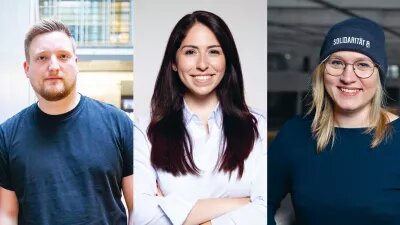 3 unter 30: Jens Teutrine, Melis Sekmen, Anna Kassautzki
