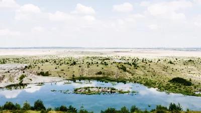 Ostdeutschland: Lausitz. Foto von einem See