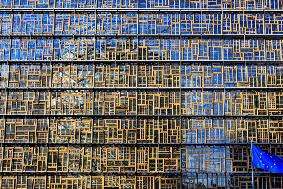 Das Europagebäude in Brüssel. Das Europagebäude in Brüssel ist der Sitz des Rats der Europäischen Union. Brüssel Belgien