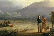 Humboldt und Bonpland am Chimborazo