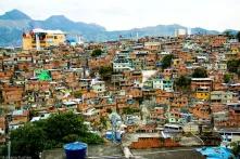 Blick auf Favela