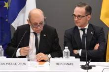 Jean-Yves Le Drian, Minister for Europe and Foreign Affairs of France, and Heiko Maas, Minister for Foreign Affairs of Germany