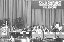 Gründungskongress Die Grünen, Stadthalle Karlsruhe, 12./13.1.1980