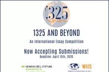 1325 And Beyond Essay Competition