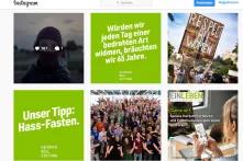 Screenshot unseres Instagramprofils