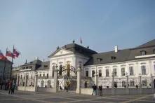 A political map of Slovakia - Palais Grassalkovich