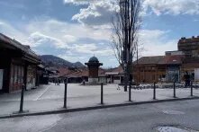 Pandemie zwingt Nationalisten zum Handeln - Fußgängerzone in Bosnien und Herzegowina