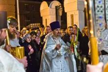 Russisch-orthodoxe Feier der Auferstehung Jesu