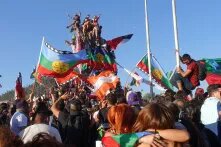 Bild von den Protesten in Chile