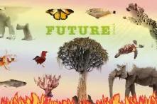 Anthropocene assaults on biodiversity, painting a dismal picture of the future of life, including human life - Eine Illustration von Abhishek Chauhan, alle Rechte vorbehalten