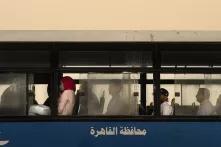 Menschen in einem Bus in Ägypten