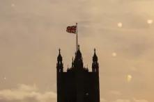 Flag of Great Britain in London