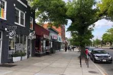 Bildunterschrift: Neben der Kaffeerösterei stehen noch Läden leer: Die Geschäfte an der Rhode Island Avenue North East kämpfen ums Überleben