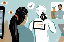 Illustration of Tech and Covid19