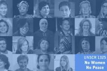UNSCR 1325: Portraits of 22 women