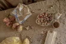 Kitchen table, Martuni, Nagorno-Karabakh, on October 1, 2020.