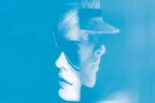 Mann und Frau Profil Portrait