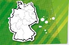 Grafik - Landkarte Deutschland